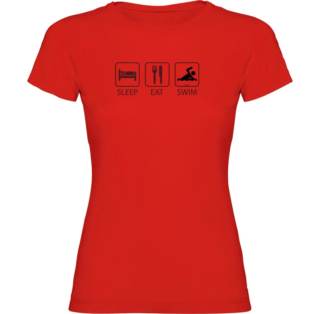 Kruskis Sleep Eat And Swim T-shirt Med Korta ärmar male
