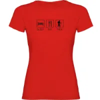 Kruskis Sleep Eat And Trek T-shirt Med Korta ärmar Kruskis Sleep Eat And Trek T-shirt Med Korta ärmar