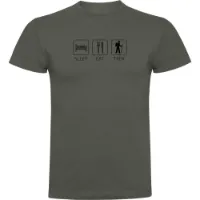 Kruskis Sleep Eat And Trek T-shirt Med Korta ärmar