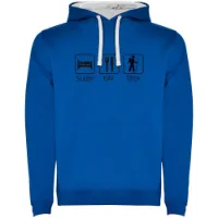 Kruskis Sleep Eat And Trek Two-colour Tröja Med Huva