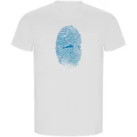 Kruskis Swimmer Fingerprint Eco T-shirt Med Korta ärmar male Kruskis Swimmer Fingerprint Eco T-shirt Med Korta ärmar male