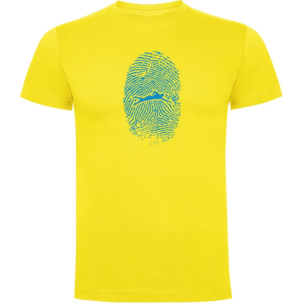 Kruskis Swimmer Fingerprint T-shirt Med Korta ärmar female