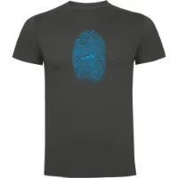 Kruskis Swimmer Fingerprint T-shirt Med Korta ärmar male