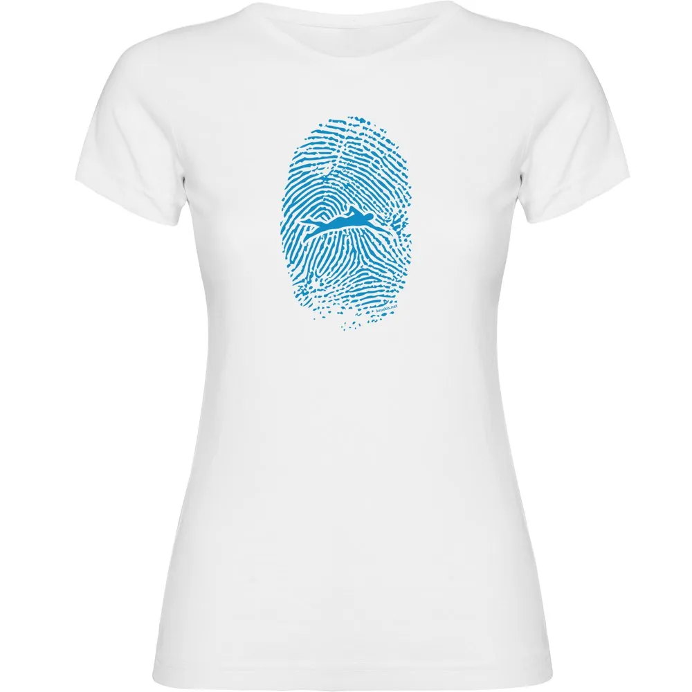 Kruskis Swimmer Fingerprint T-shirt Med Korta ärmar male