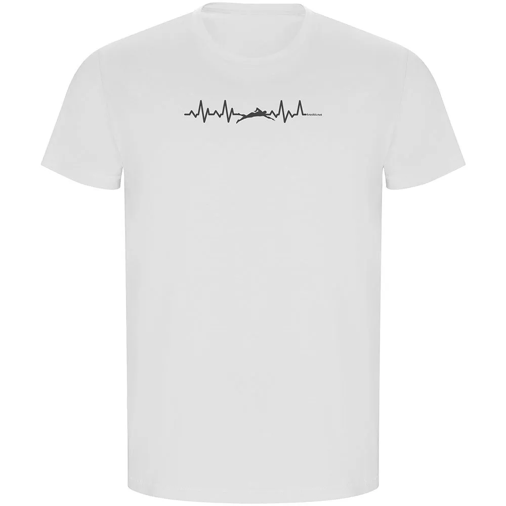 Kruskis Swimming Heartbeat Eco T-shirt Med Korta ärmar male Kruskis Swimming Heartbeat Eco T-shirt Med Korta ärmar male
