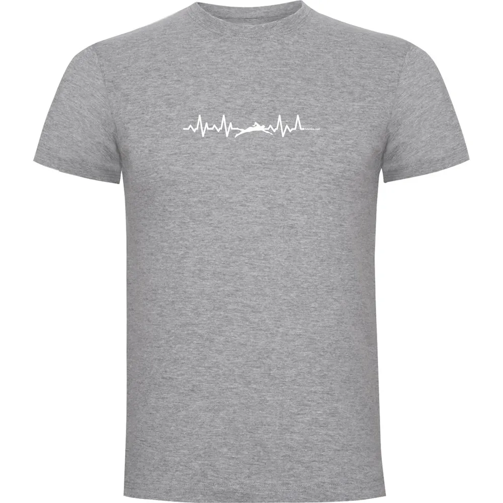 Kruskis Swimming Heartbeat T-shirt Med Korta ärmar male Kruskis Swimming Heartbeat T-shirt Med Korta ärmar male