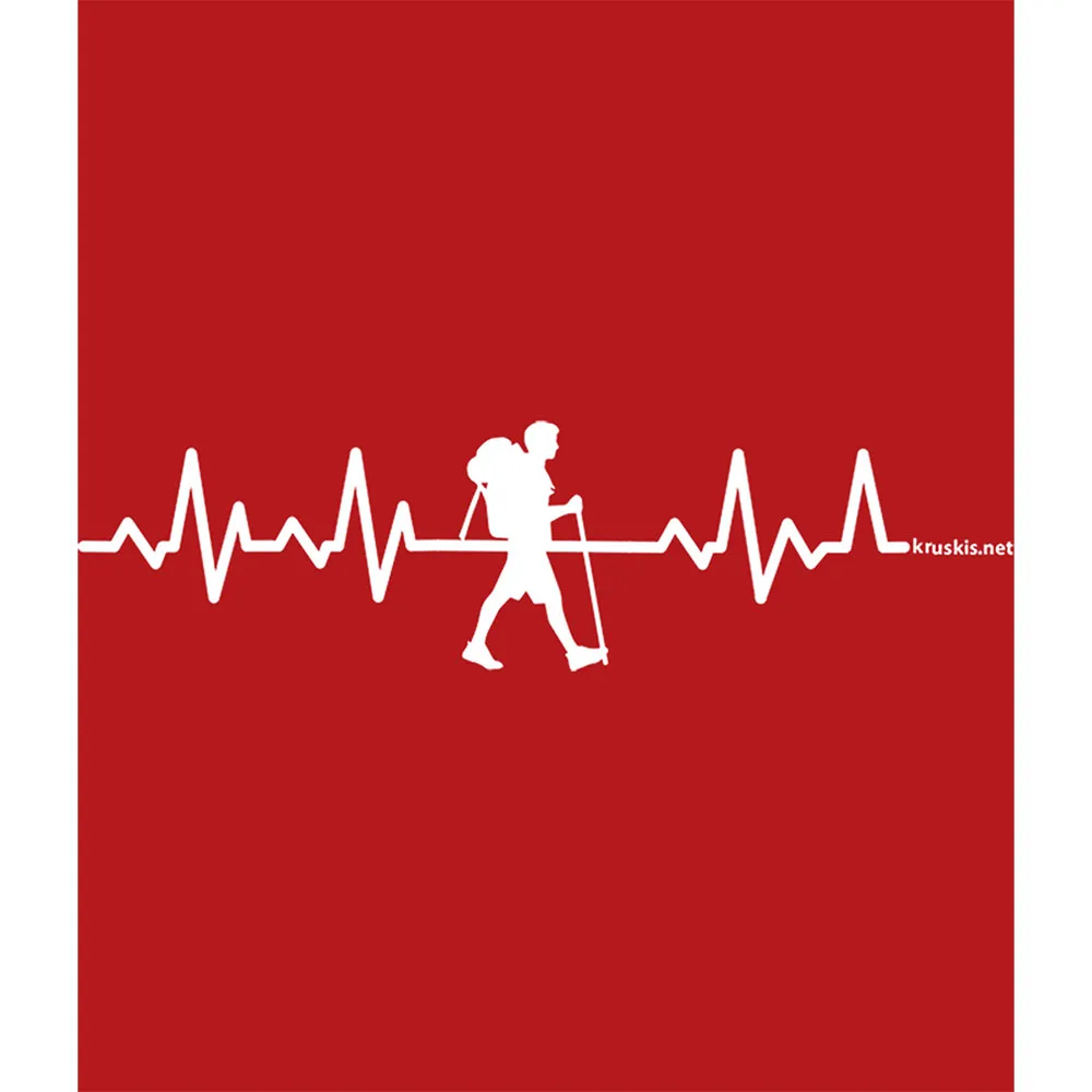 Kruskis Trekking Heartbeat T-shirt Med Korta ärmar