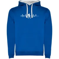 Kruskis Trekking Heartbeat Two-colour Tröja Med Huva