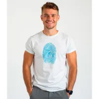 Kruskis Triathlon Fingerprint Eco T-shirt Med Korta ärmar Man