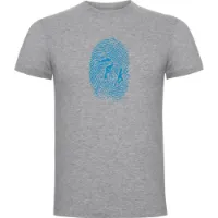 Kruskis Triathlon Fingerprint T-shirt Med Korta ärmar male