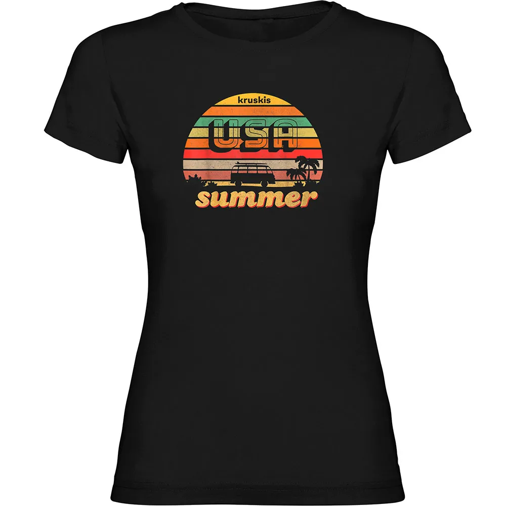 Kruskis Usa Summer T-shirt Med Korta ärmar Kruskis Usa Summer T-shirt Med Korta ärmar