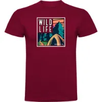 Kruskis Wild Life Frame T-shirt Med Korta ärmar Kruskis Wild Life Frame T-shirt Med Korta ärmar