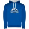 Royal blue / white