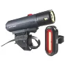 Kryptonite F-650 & Avenue Belysningset, Black, 650/50 Lumens