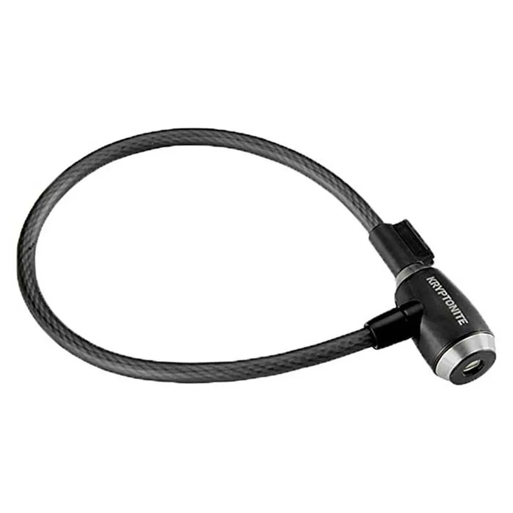 Kryptonite Kryptoflex 1265 Kabellås, Black, 12 x 650mm