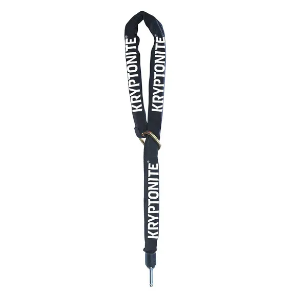 Kryptonite Plug-in kedjekabellås, Black, 6 x 1500mm