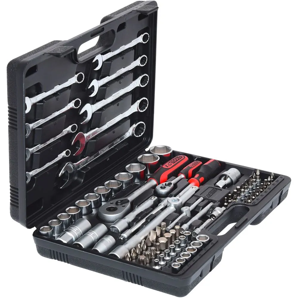 KS Tools 1/4+1/2 Hylsnyckelsats 82 Bitar, Silver, One Size