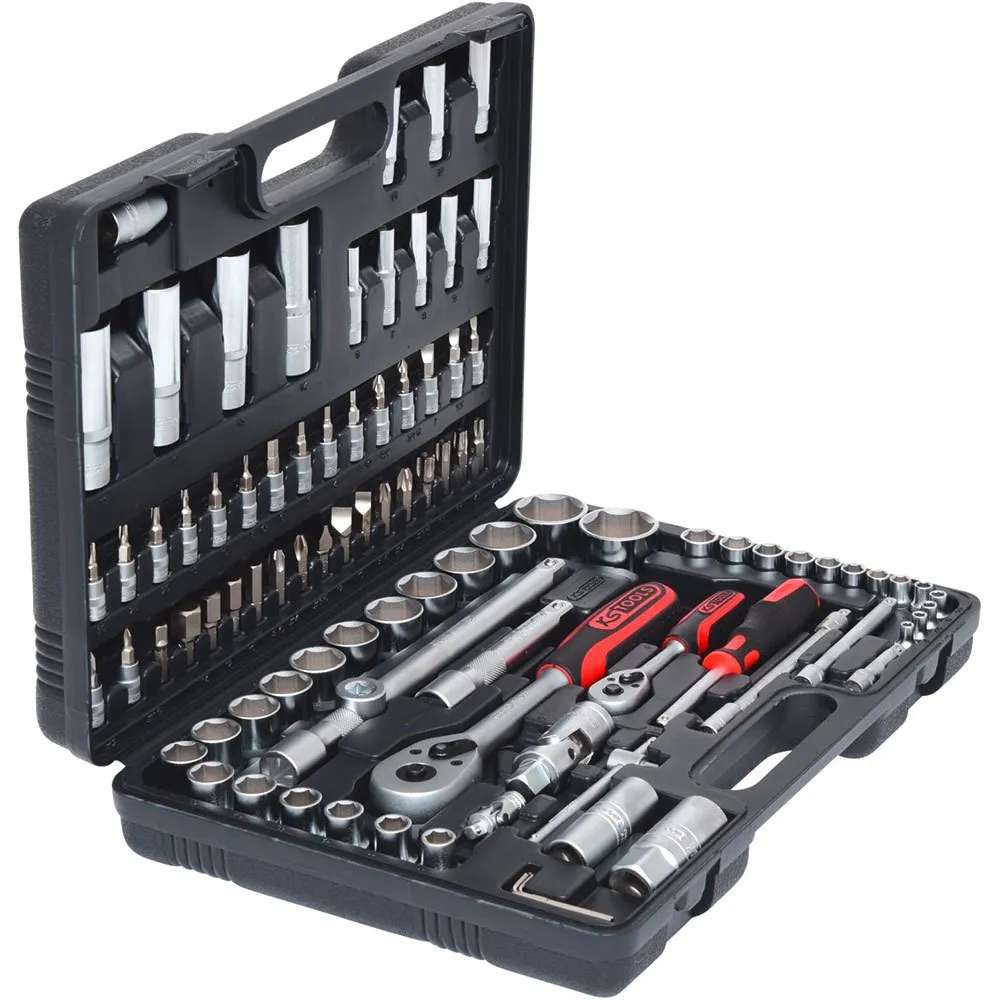 KS Tools 1/4+1/2 Hylsnyckelsats 94 Bitar, Silver, One Size KS Tools 1/4+1/2 Hylsnyckelsats 94 Bitar, Silver, One Size