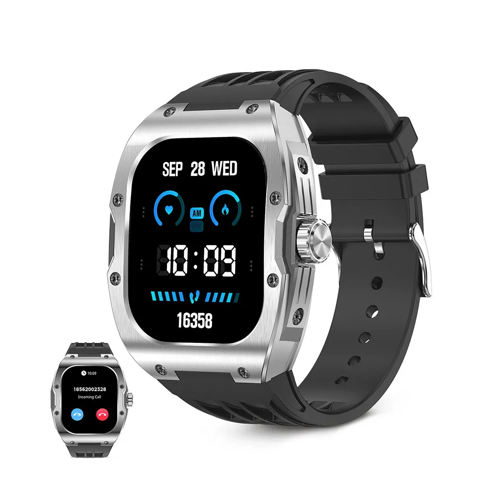 KSIX Hero Amoled Smartklocka, Black