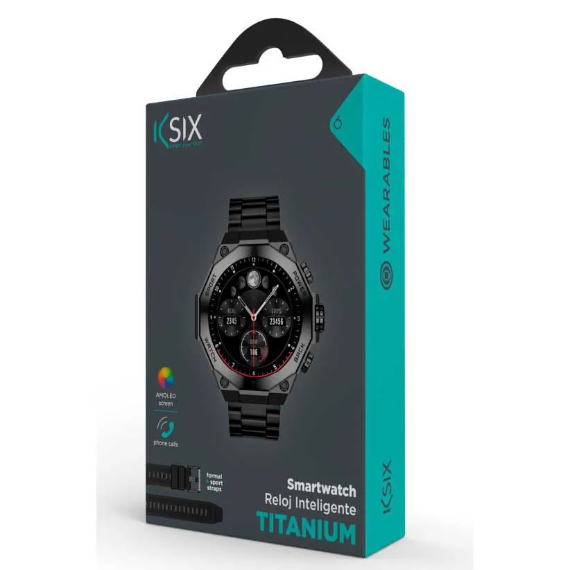 KSIX Titanium Smartklocka, Black