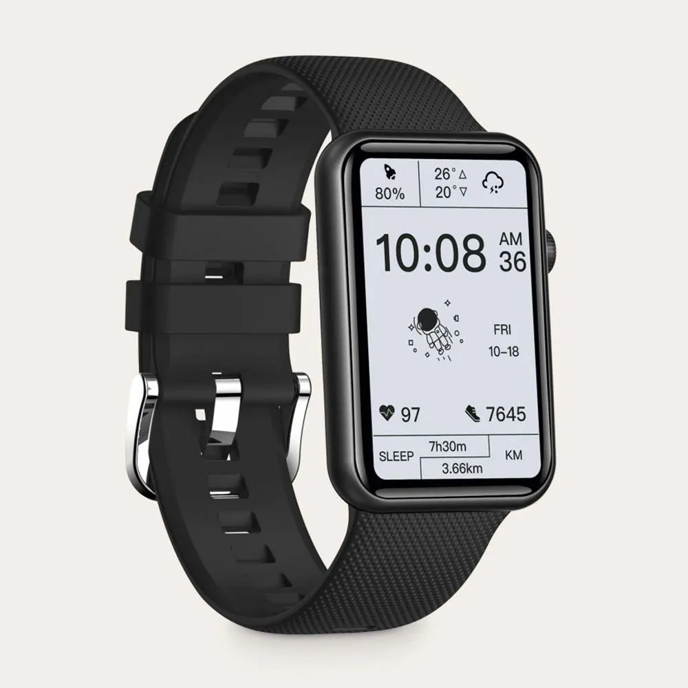 KSIX Tube Smartklocka, Black