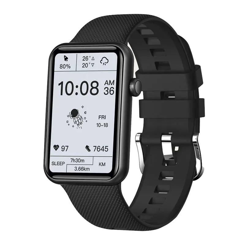 KSIX Tube Smartklocka, Black
