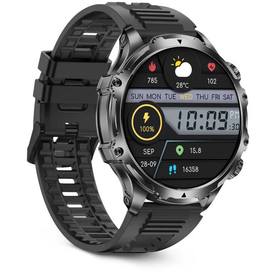 KSIX Venture Smartklocka, Black