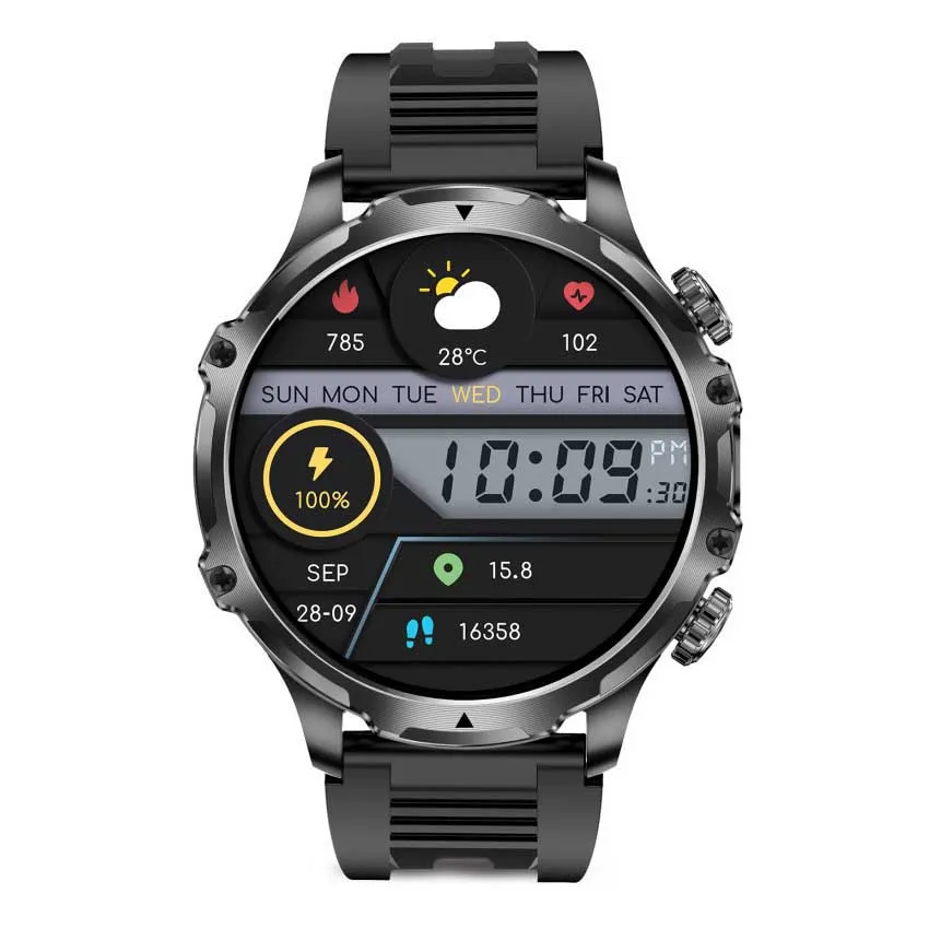 KSIX Venture Smartklocka, Black