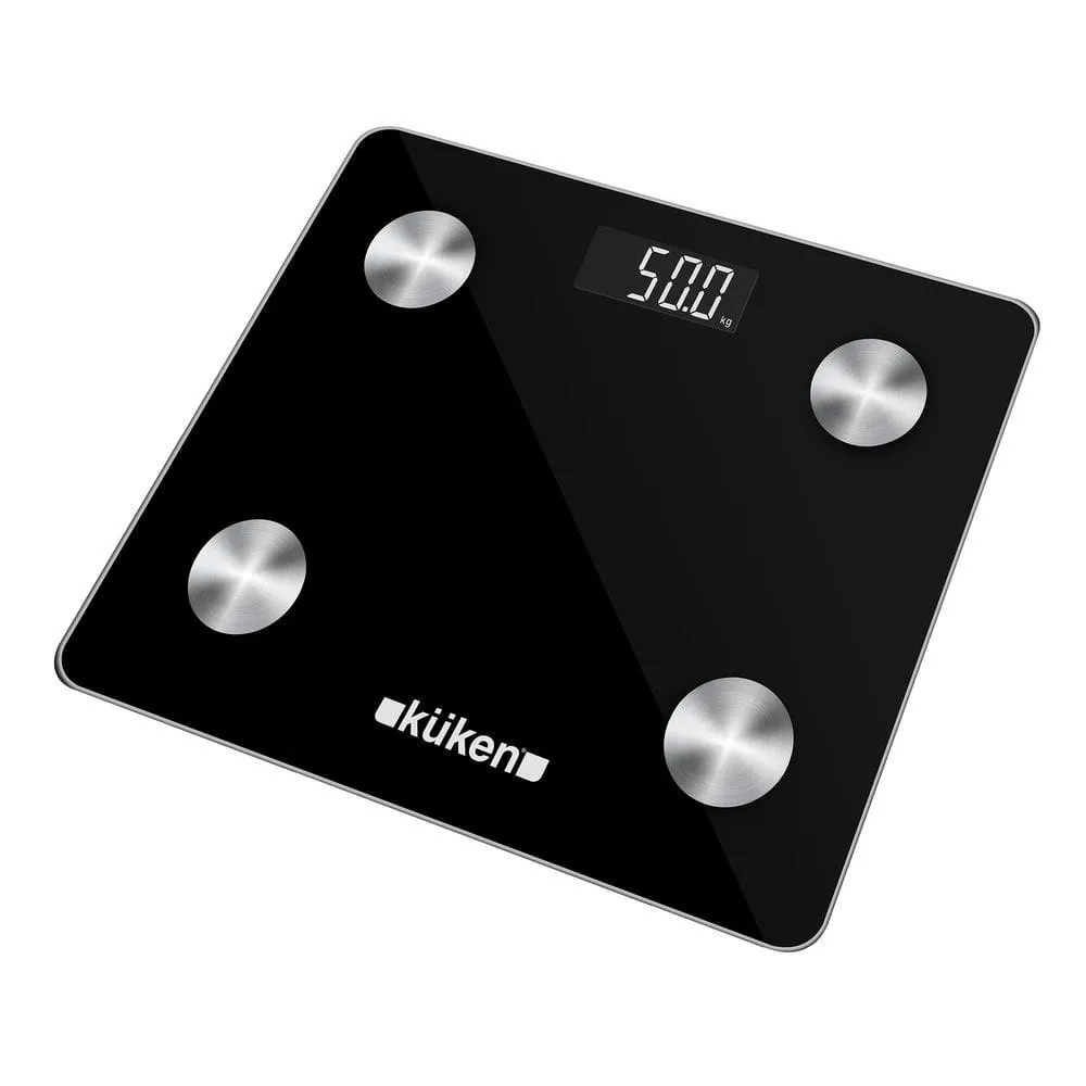 Kuken Bluetooth 200kg Våg, Black, One Size