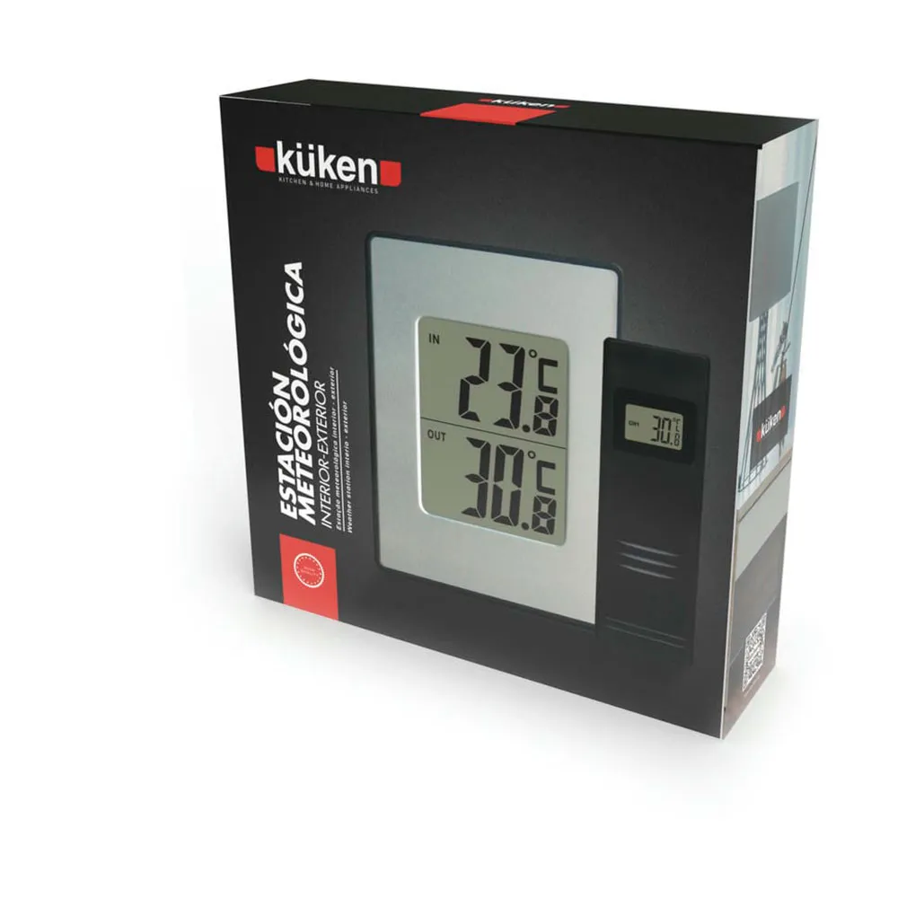 Kuken Väderstation, Black / grey, One Size