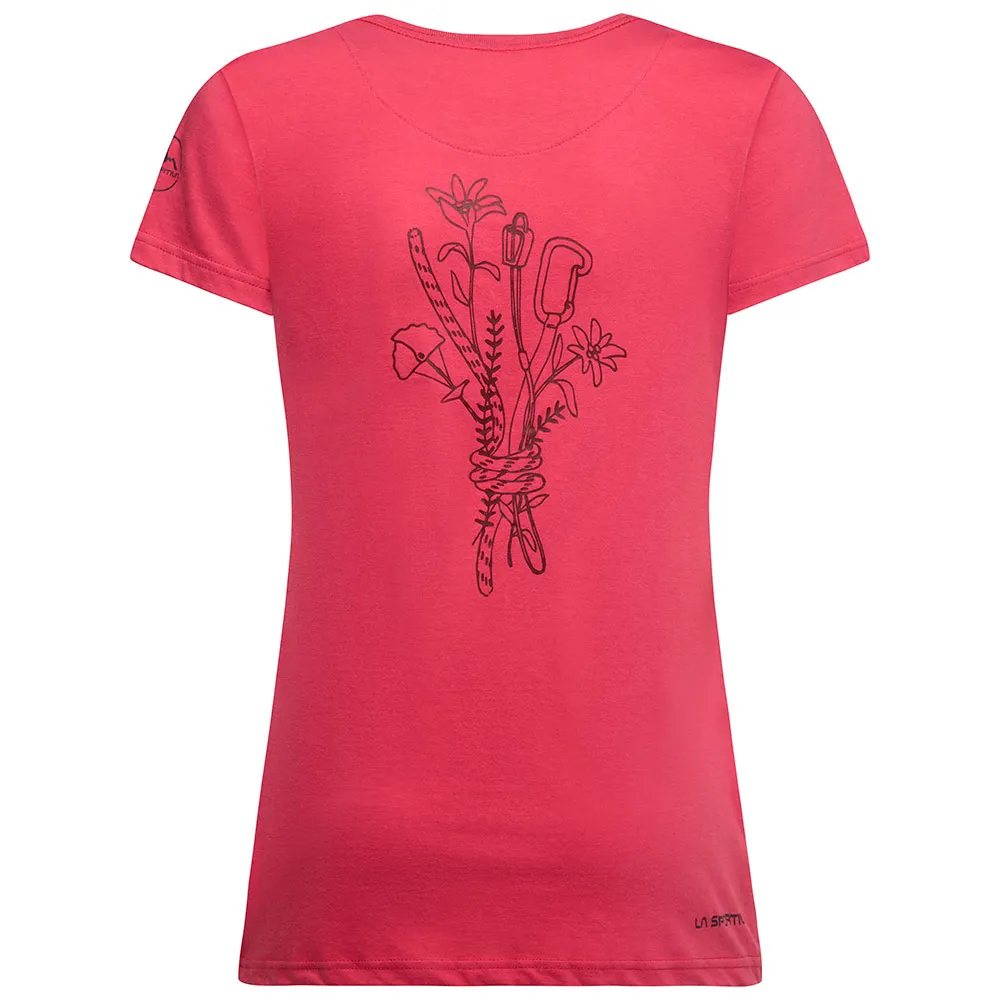 La Sportiva Climb Flower T-shirt Med Korta ärmar La Sportiva Climb Flower T-shirt Med Korta ärmar
