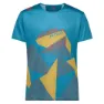 La Sportiva Comp T-shirt Med Korta ärmar, Tropic blue / bamboo
