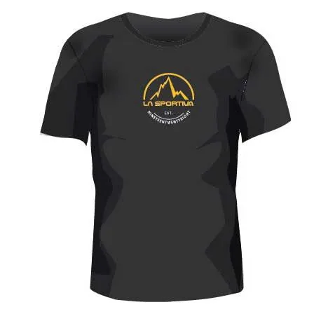La Sportiva Logo T-shirt Med Korta ärmar, Black