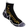 La Sportiva Long Distance Strumpor, Black / yellow