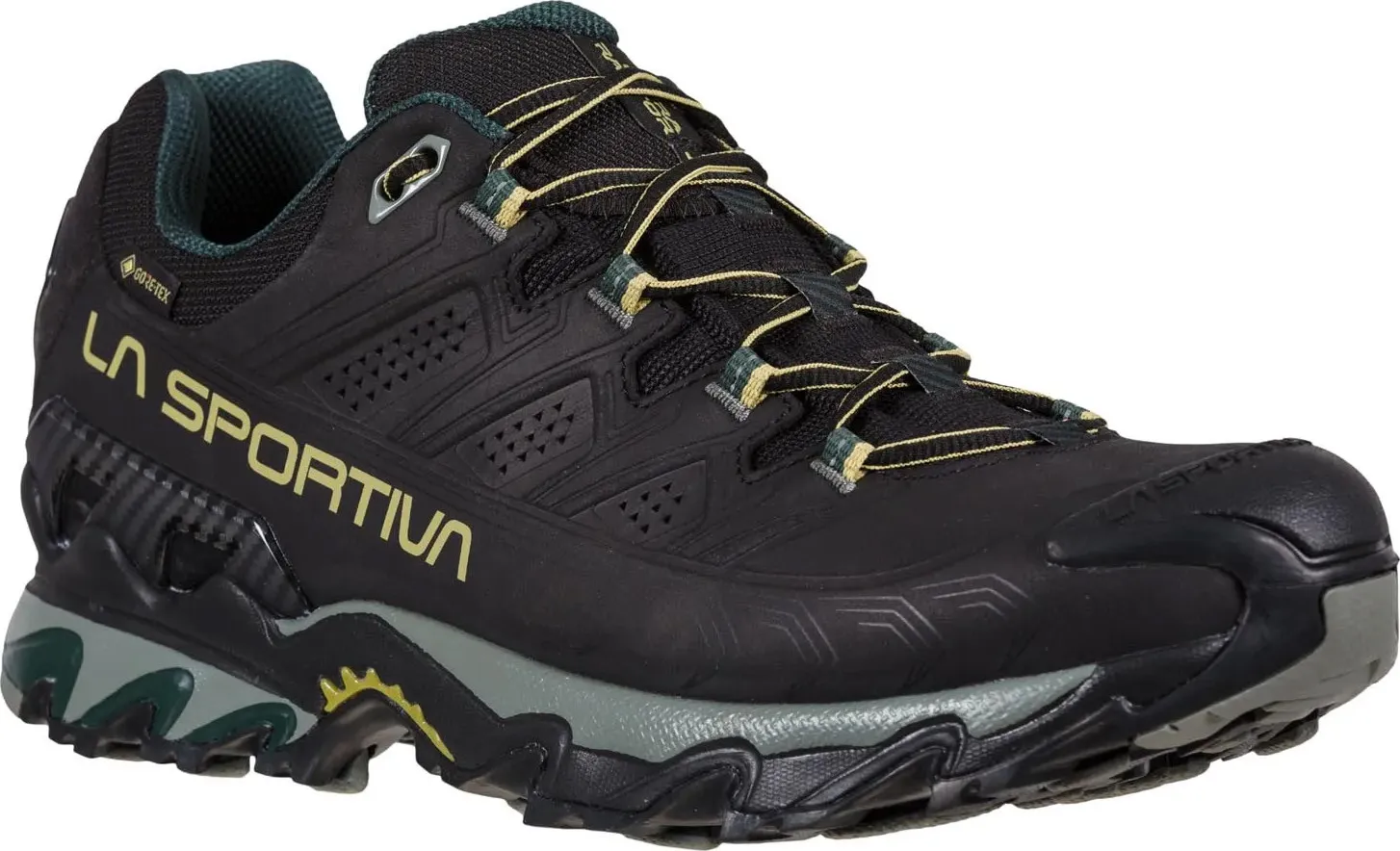 La Sportiva Men's Ultra Raptor II Leather Wide GOR-TEX, Black/Cedar La Sportiva Men's Ultra Raptor II Leather Wide GOR-TEX, Black/Cedar