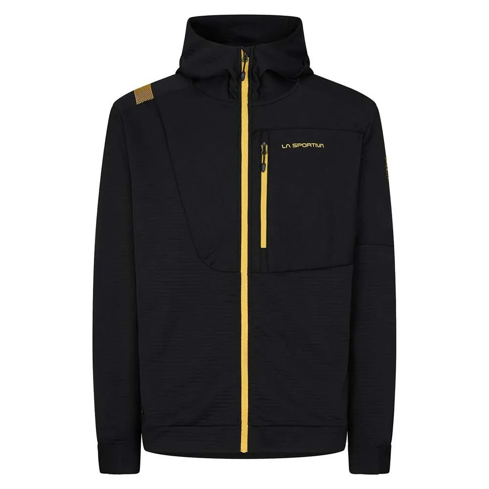 La Sportiva Mood Tröja Med Huva, Black / yellow