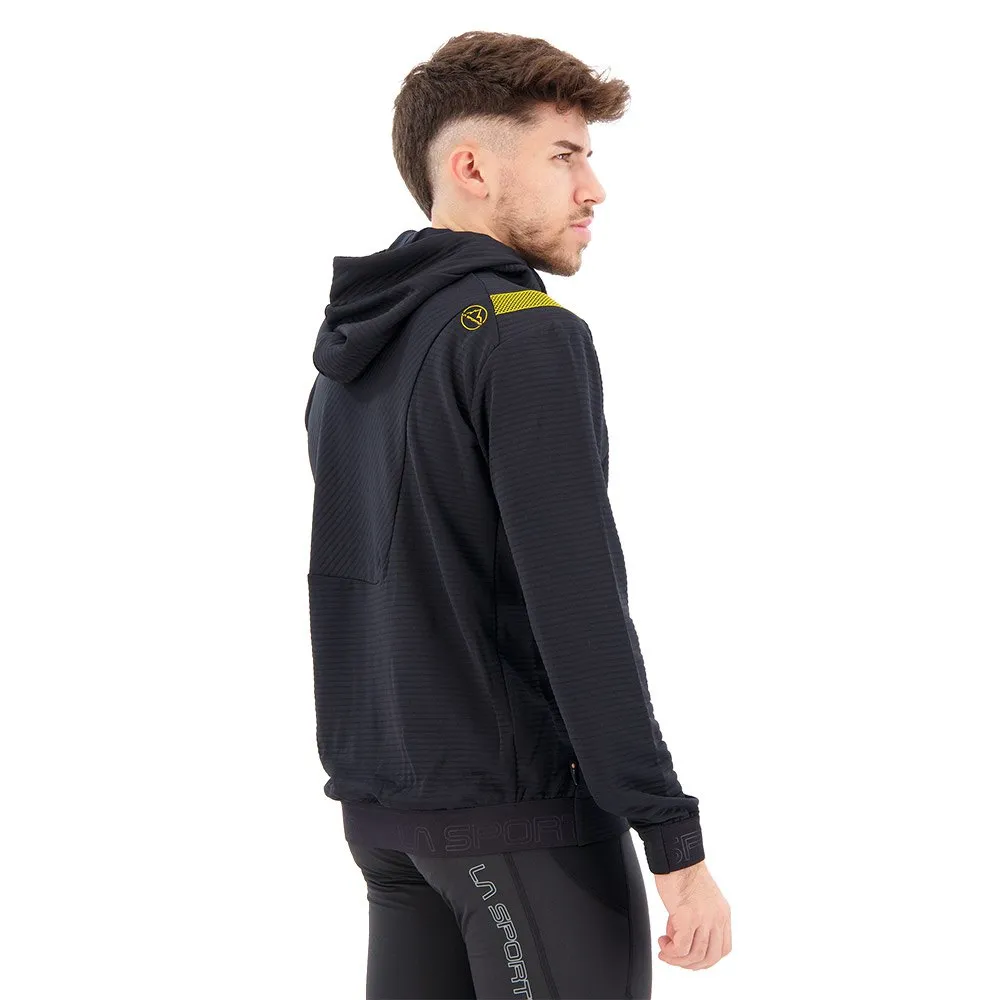 La Sportiva Mood Tröja Med Huva, Black / yellow