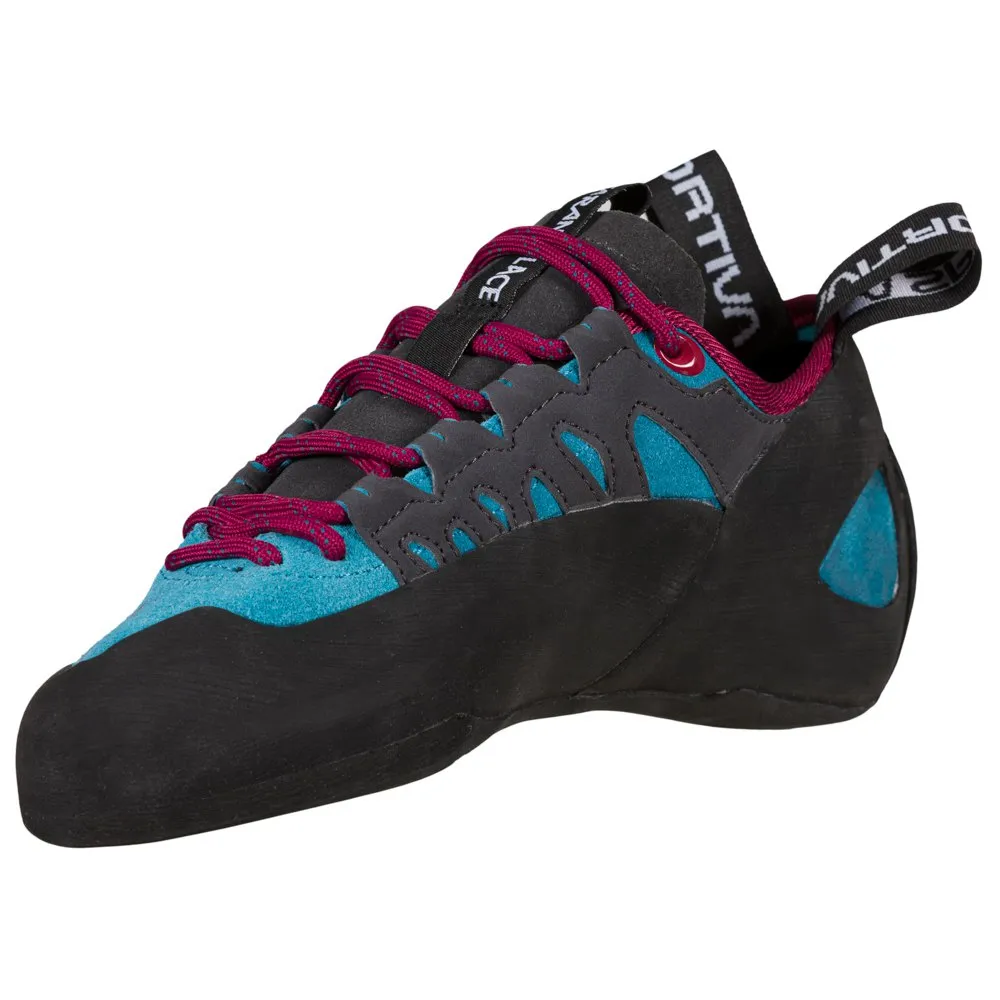 La Sportiva Tarantulace Klätterskor Refurbished, Topaz / red plum