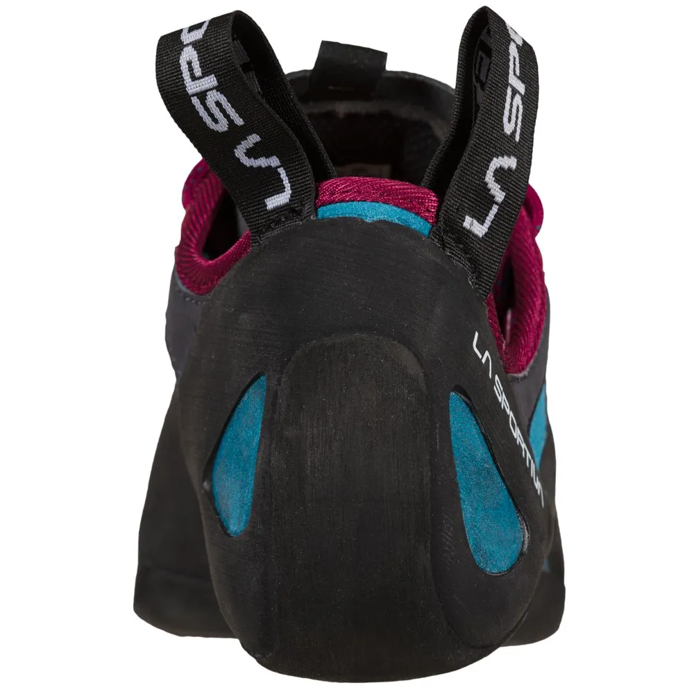La Sportiva Tarantulace Klätterskor Refurbished, Topaz / red plum