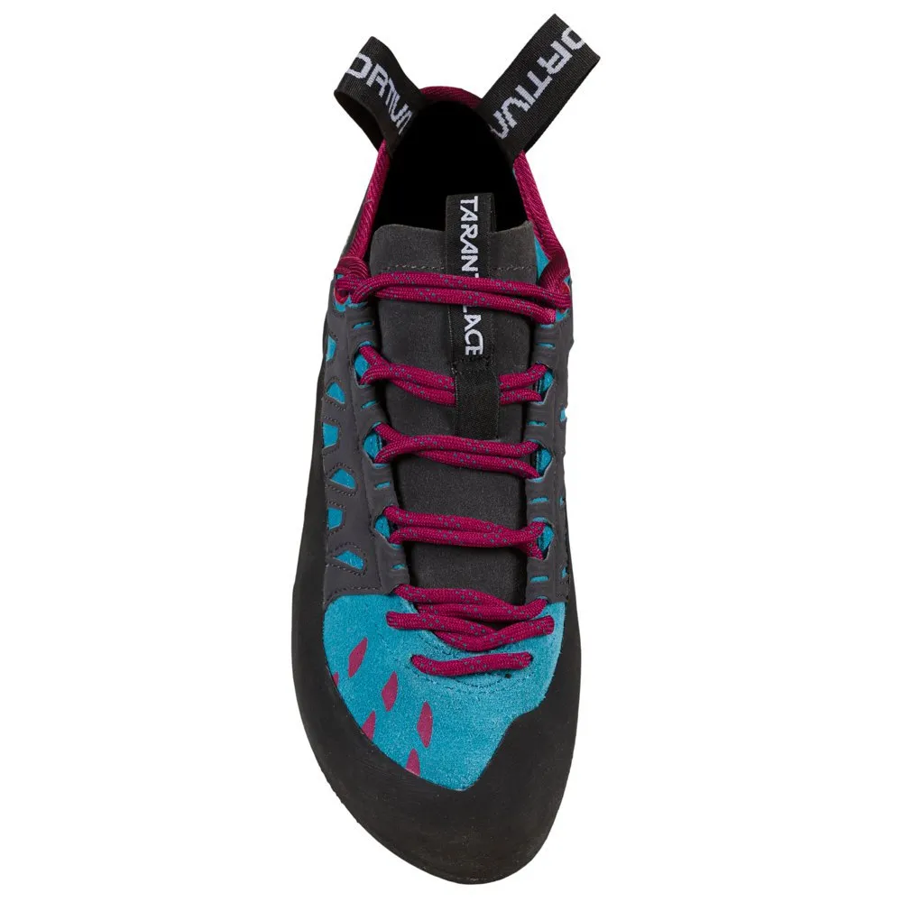La Sportiva Tarantulace Klätterskor Refurbished, Topaz / red plum