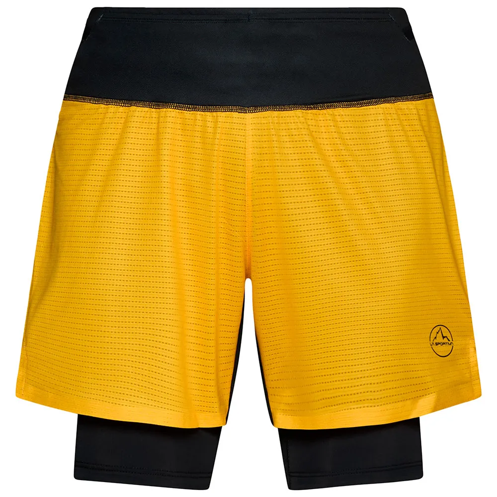 La Sportiva Ultra Distance Shorts, Yellow / black