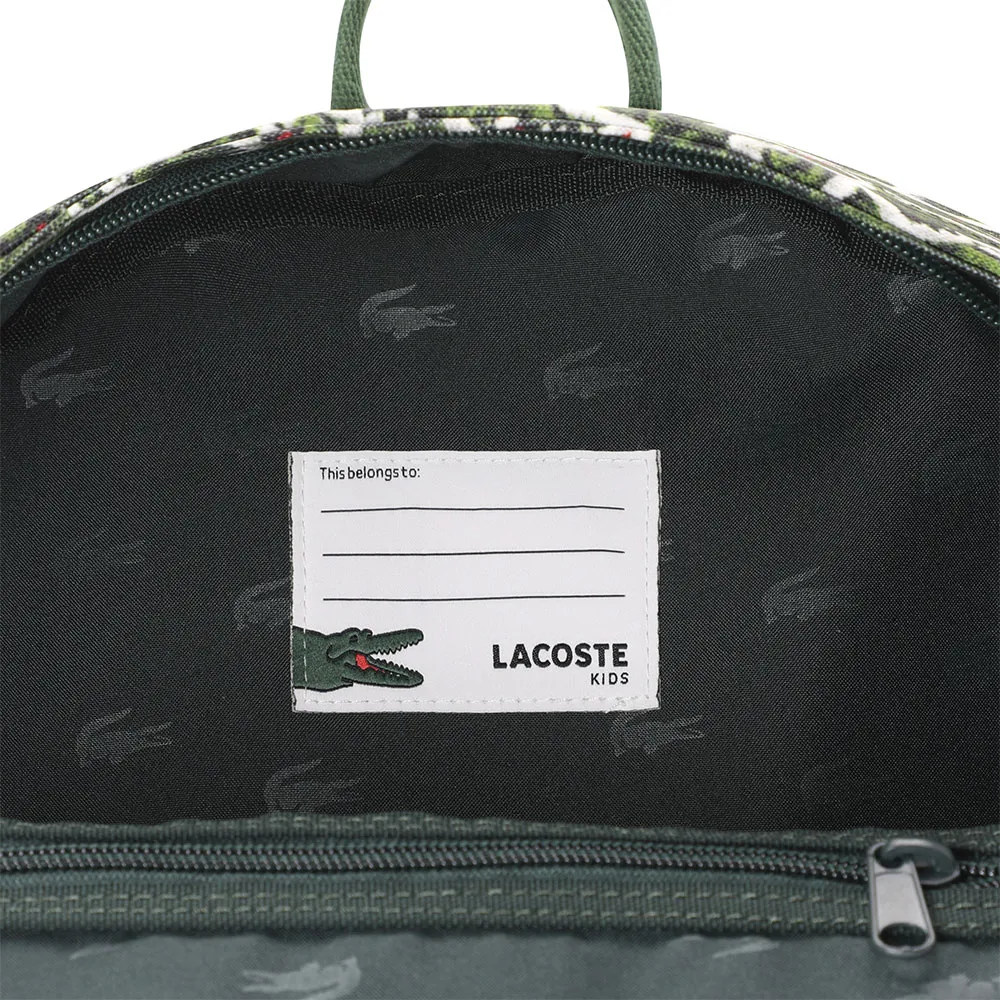 Lacoste Core Print Ryggsäck, Sinople