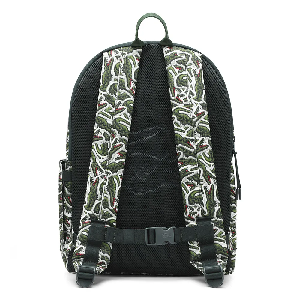 Lacoste Core Print Ryggsäck, Sinople
