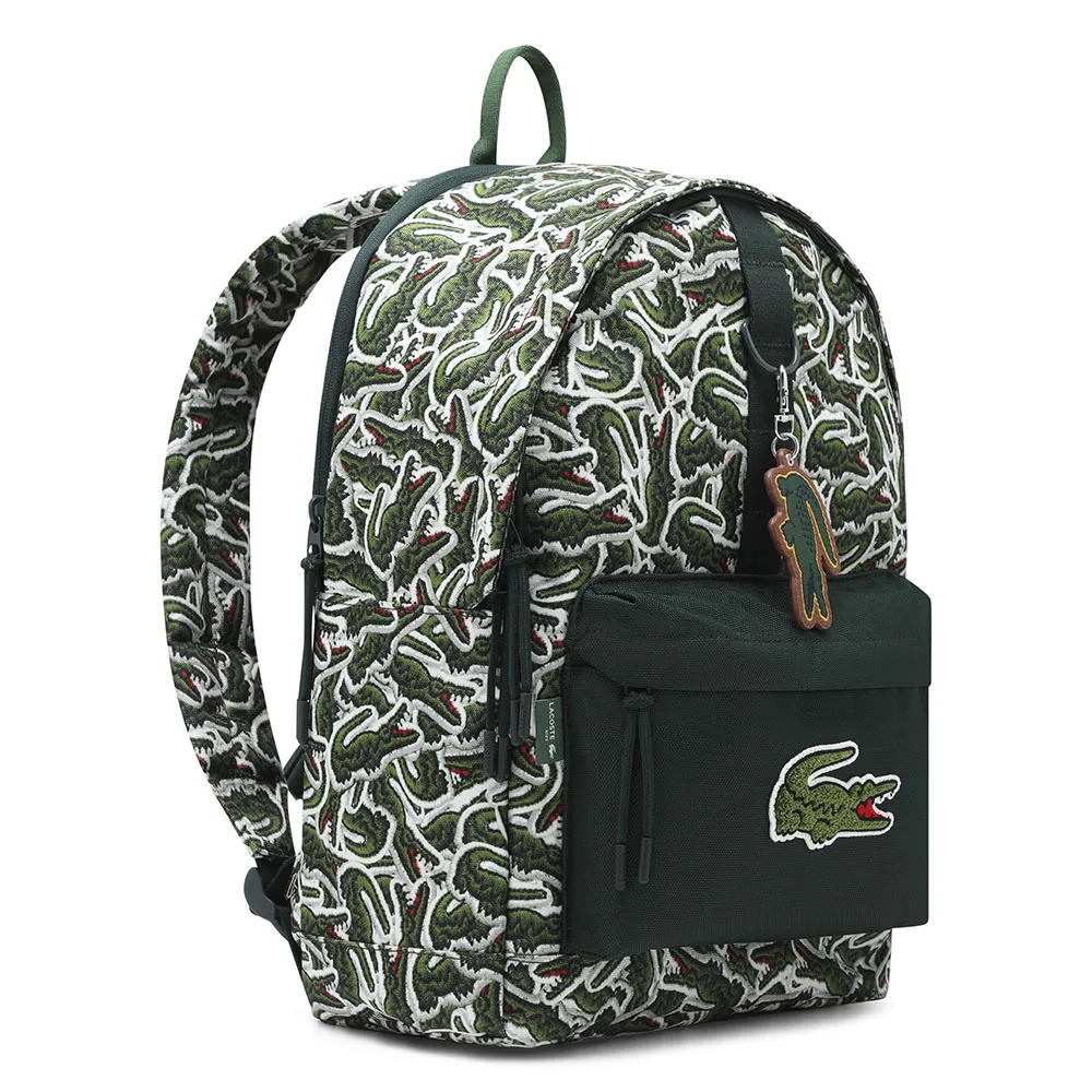 Lacoste Core Print Ryggsäck, Sinople