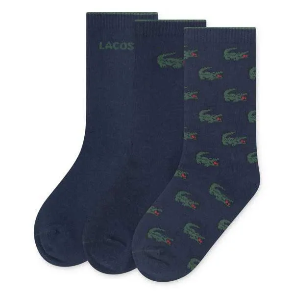Lacoste Croc Crew Strumpor 3 Enheter