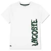 Lacoste Croc Letter Graphic T-shirt Med Korta ärmar