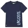 Lacoste Croc Letter Graphic T-shirt Med Korta ärmar