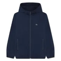 Lacoste Life Croc Woven Sweatshirt Med Dragkedja