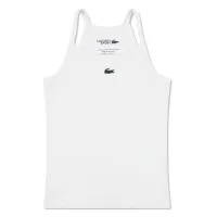 Lacoste Logo Rib ärmlös T-shirt