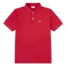 Lacoste Petit Pique Kortärmad Polotröja, Rouge, 1Y
